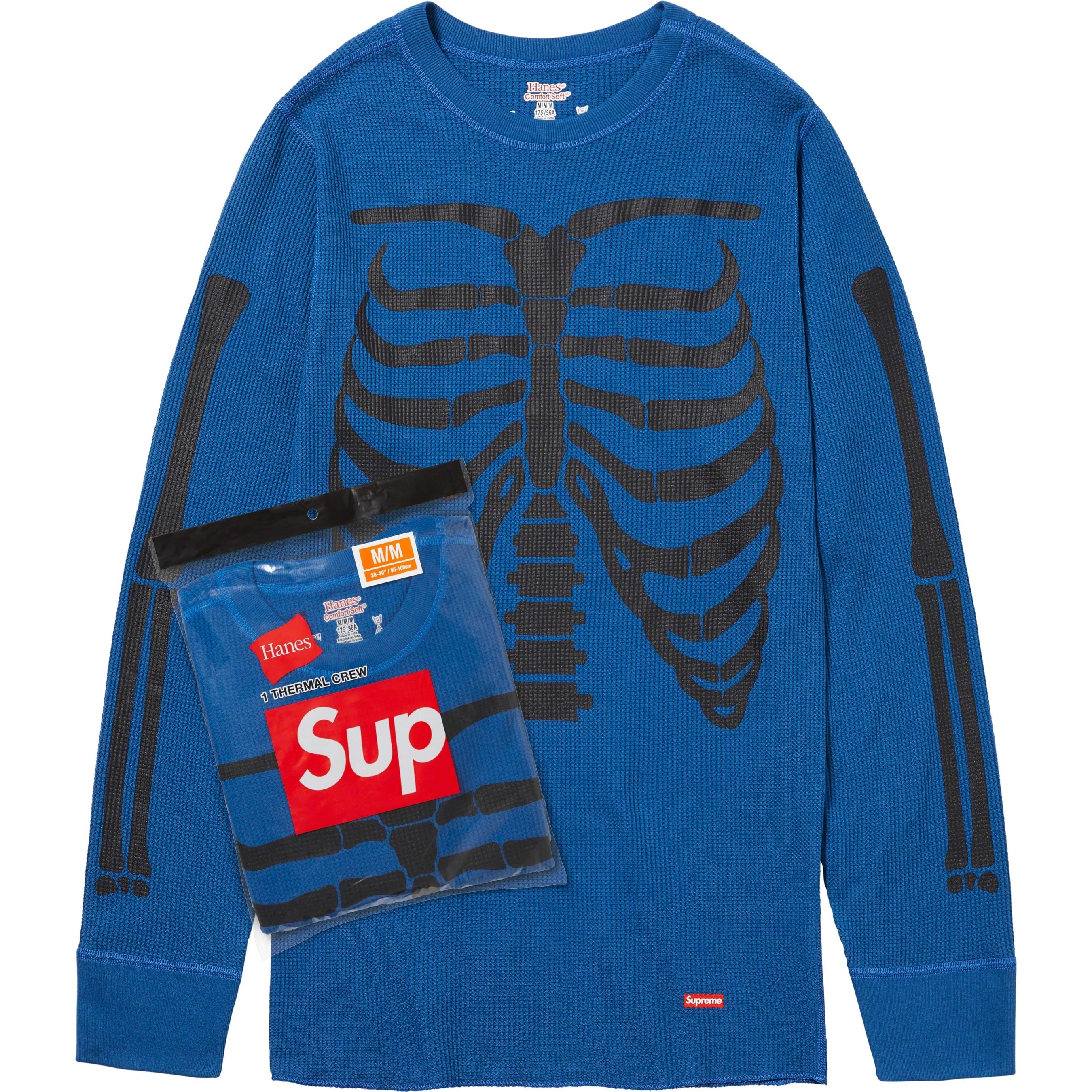 Supreme®/Hanes® Bones Thermal Crew (1 Pack) view 5
